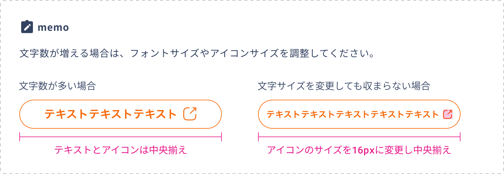セカンダリーボタン